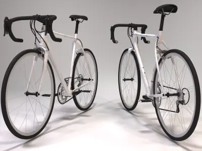 Road bike Generic Rigged  3D model