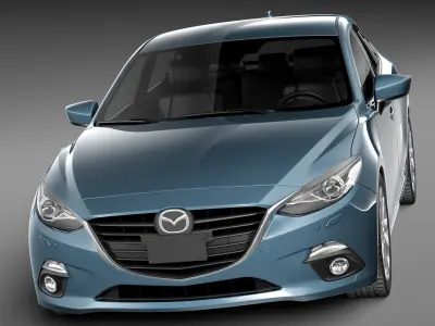 Mazda 3 Hatchback 2014 3D model