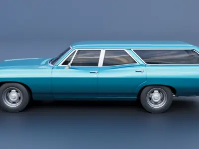 Chevrolet Impala Wagon 1968  3D print model
