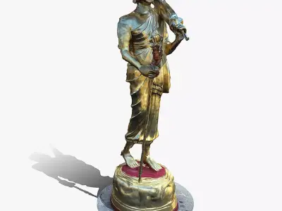 Buddha 22 stand 3D print model