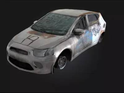 Wrecked Memories  Echoes of a Forgotten Past 3D model
