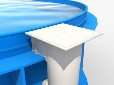 Oval Laguna Stred 3D model