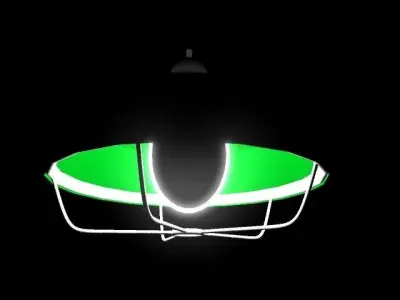 HANGING BULB Low-poly 3D model