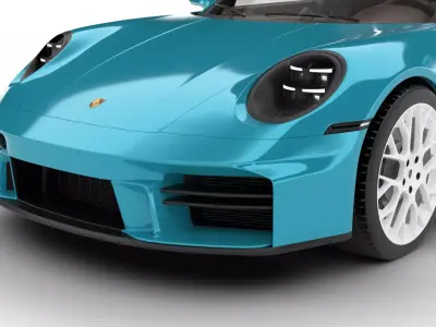 Porsche 911 Carrera T Formosa 2026 3d model 3D model