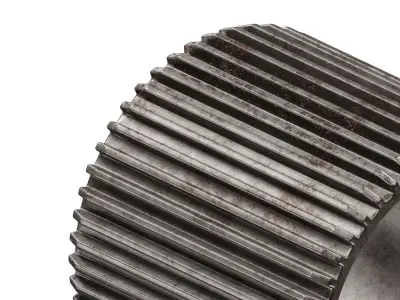 Rusty Electric Motor Casing 3D model