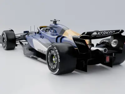 F1 2025 concept 3D model