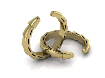 Jewelry Ring Gold 3D print model 6