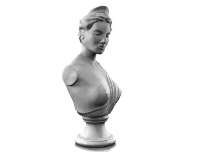 CLASSIC FEMALE BUST 3D model