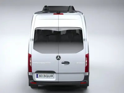 Mercedes Sprinter passenger L2H2 2019 3D model