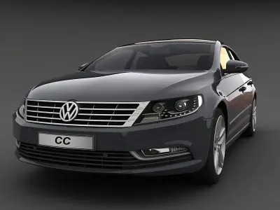 Volkswagen CC 2013 3D model