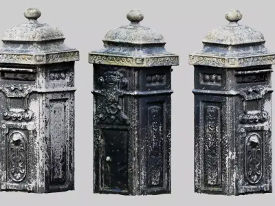 Old Mailbox 3D model