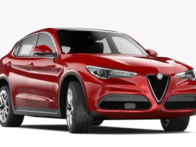 Alfa Romeo Stelvio 2018 3D model