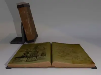 3D Model Ancient Book 3D model