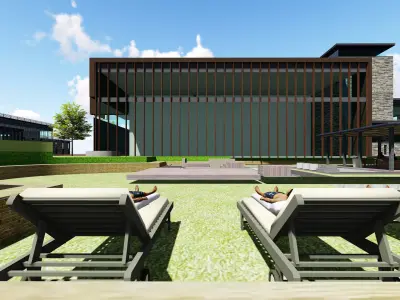 Hotel -B1 3D model