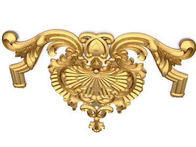 carved classic decorative ornament cnc 3d printing stl 38 3D model