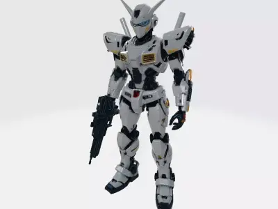 Robot White Colossus 3D print model