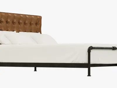RH Teen Finlay Platform Bed 3D model