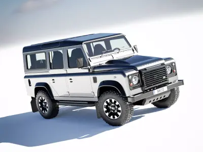 Land Rover Defender Works 110 2018 3D model