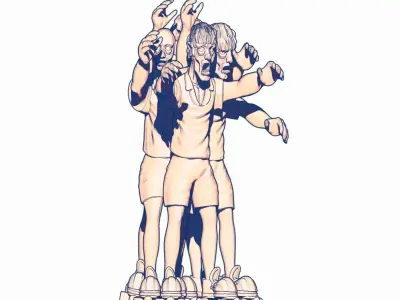 Ex Skating Club TUSSLE FOR VICTORY 3D print model