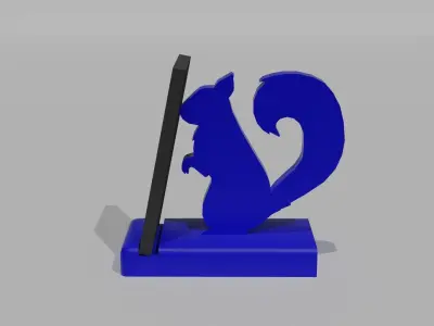 Phone stand 3D model set Free low-poly 3D model