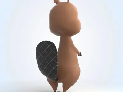 Beaver 3D model