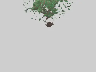 Ecofriendly Wall Decor Low-poly 3D model