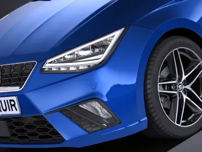 Seat Ibiza 2018 3D model