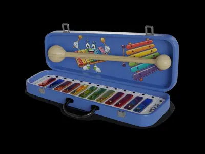 Cars and action games Musical Instrument Set 3D model purchase