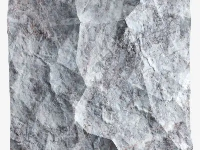 153-RockPanel piece of rock 3D model