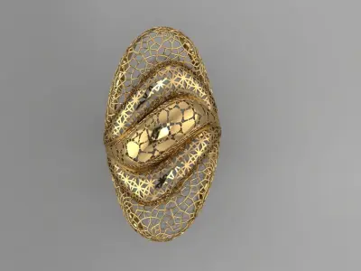 TORTURIAL RING 3D print model