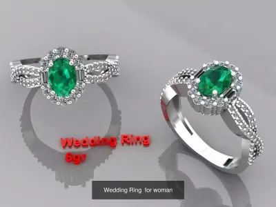 Wedding Ring 3D Model Pack