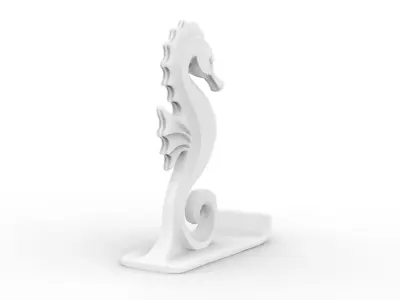 Seahorse Statue 3D Printable 3D print model