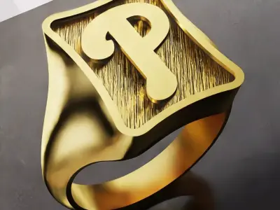 Philadelphia Phillies Baseball Fans Rings 3D Print Models 3D print model