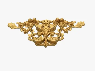 Classic decor ornament 209 3D model