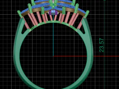 jewelry ring 295 3D print model