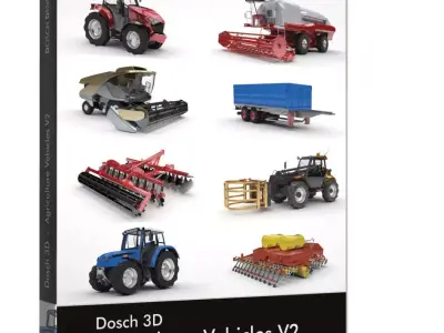 DOSCH 3D Agriculture Vehicles V2 3D model