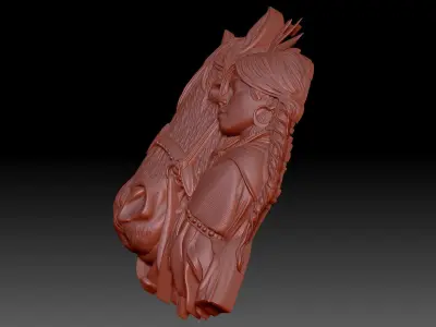 Horse 3D print model
