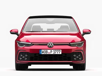 Volkswagen Golf GTI 2021 3D model