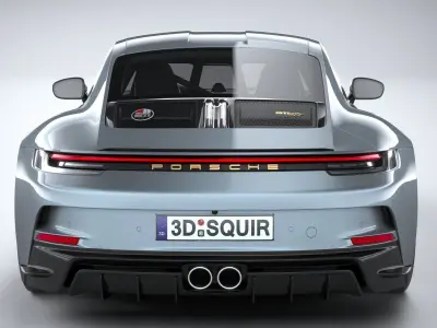 Porsche 911 S-T 2024 3D model