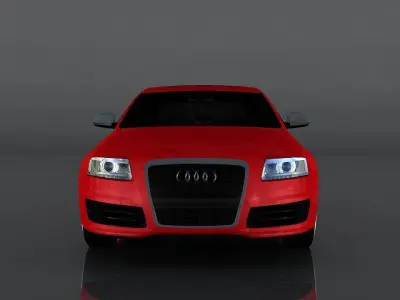 Audi RS6 2004 Low-poly 3D model