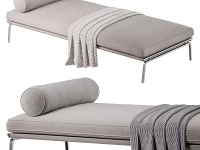 Fabric Day Bed 3D model