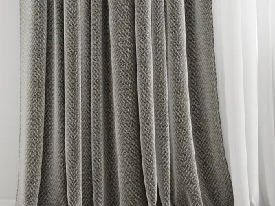 curtain 494 3D model