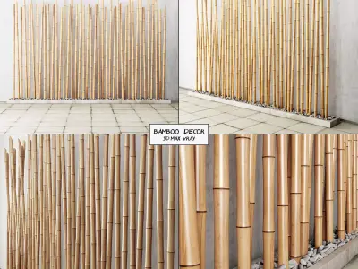 Bamboo decor n19 3D model