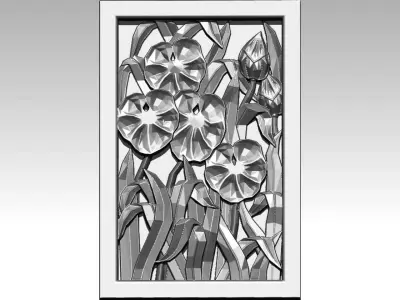 Wall Modern Decor lot of 3 pcs 3D print model