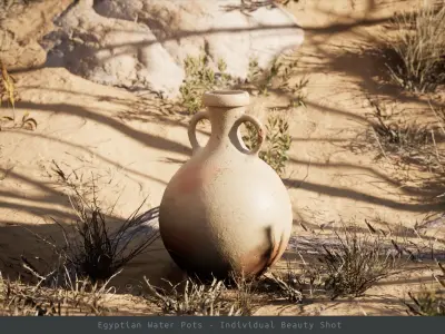 Egypt Pottery Pack Low-poly 3D model