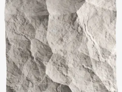 393-RockPanel sandstone wall texture 3D model