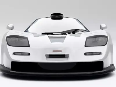 McLaren F1 GT 1997 Low-poly 3D model