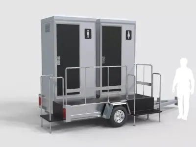 Portable Toilets 3D model