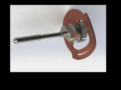 Metal Locking Pin 3D print model