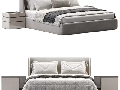 Dexter Bed By Luxury Giuliomarelli Low-poly 3D model